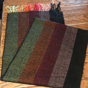 Barley used 100% Cashmere Scotland Scarf🖤💜